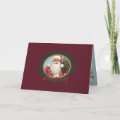Carte Père Noël Vacances Noël (Dos)