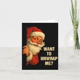 Carte Père Noël Veut Me Découvrir Un Humour De Noël Drôl