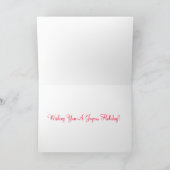 Carte Père Noël victorienne vintage (Intérieur)