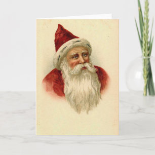 Carte Père Noël vintage