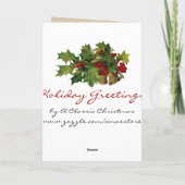 Carte Père Noël Vintage Christmas (Dos)