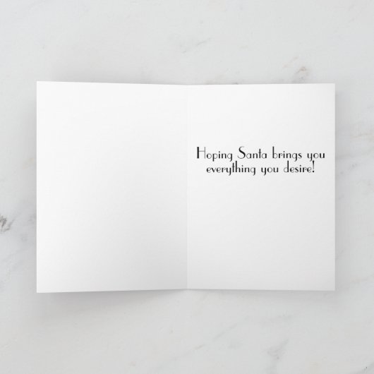 Carte Père Noël Vous Apportera Pyrex (Intérieur)