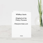 Carte Père Noël Wildboy (Dos)