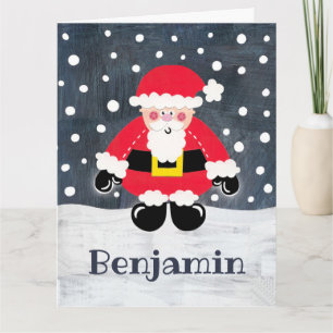 Carte Père personnalisé Noël