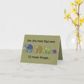 Carte Père spécial (Fleur jaune)