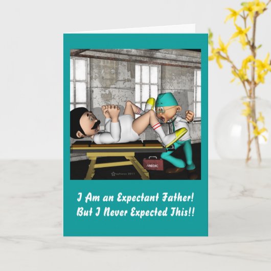 Carte Pères attendus ? (Fleur jaune)