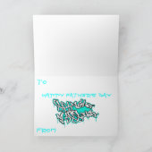Carte PÈRES DAYcard spangleMASSIVE (Intérieur)