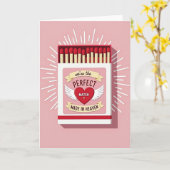 Carte Perfect Love Match Made In Heaven Card (Fleur jaune)