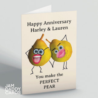 Carte Perfect Pear gay/lesbian/bi fiançailles