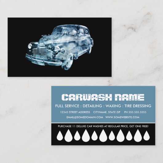 carte perforante (Devant / Derrière)