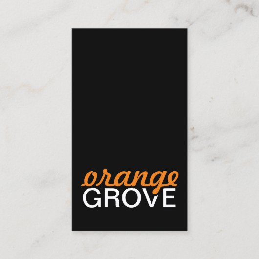 carte perforante orange grove (Devant)