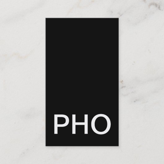 carte perforante pho (Devant)