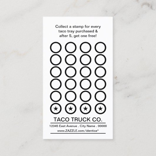 carte perforante tacos (Dos)