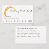 Carte perforée de boissons de café de Peaberry (Devant / Derrière)