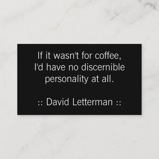 Carte perforée de boissons de magasin de Java (Dos)