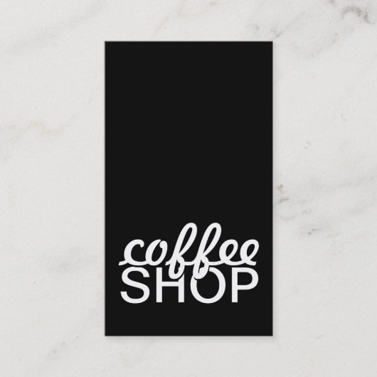 carte perforée de café-restaurant (Devant)