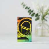 carte perforée de dripz de crème glacée (Debout devant)