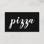 carte perforée de fidélité de pizza (Devant)