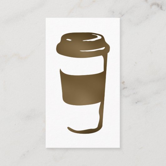 carte perforée de fidélité de tasse de café de (Devant)