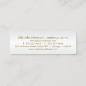 Carte perforée de fidélité - parties scintillantes (Dos)