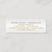 Carte perforée de fidélité - parties scintillantes (Dos)