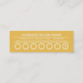 carte perforée de massage suédois (Dos)