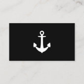 carte perforée maritime de fidélité d'ancre (Dos)