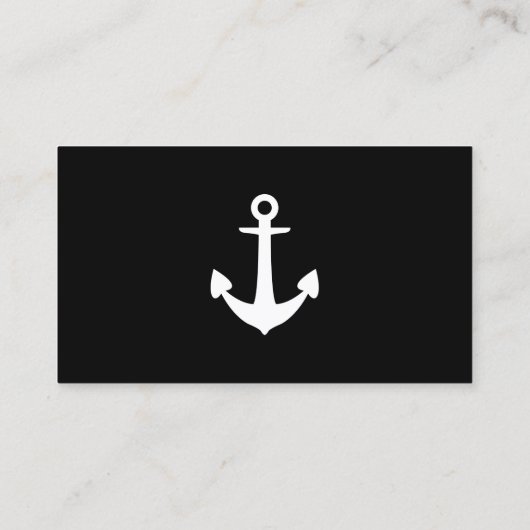 carte perforée maritime de fidélité d'ancre (Dos)