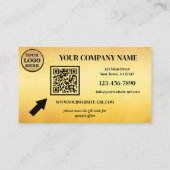 Carte perforée Ocher Black Gold Loyalty (Dos)