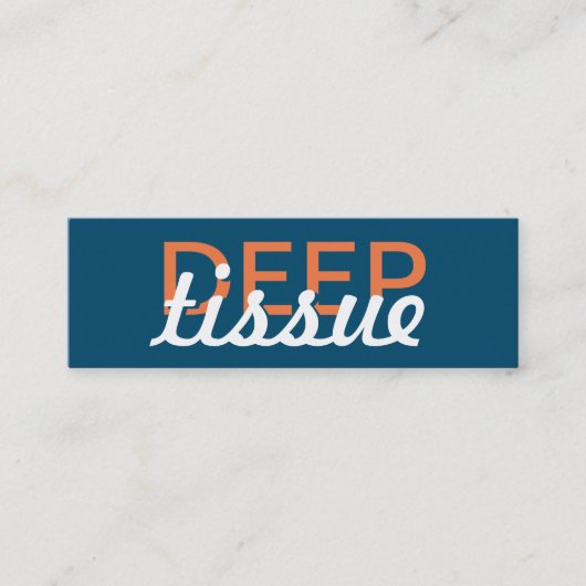 carte perforée profonde de massage de tissu (Devant)