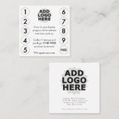 carte perforée simple (Devant / Derrière)