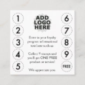 carte perforée simple (Devant)