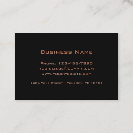 Carte perforée simple de fidélité (Dos)