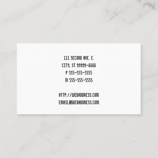 Carte perforée tasse de café de schéma (Dos)