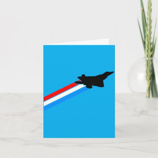 Carte Performance du chasseur F-22 Raptor (Devant)