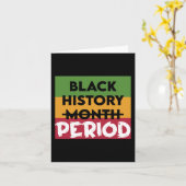 Carte Période d'histoire noire Mois d'histoire noire 2 (Fleur jaune)