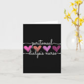 Carte Peritoneal Dialysis Nurse Kidney Disease Funny Nur (Fleur jaune)