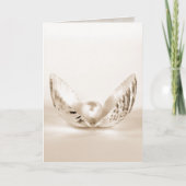 Carte perle unique dans une coquille (Devant)