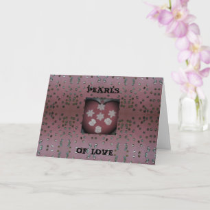 Carte Perles d'amour