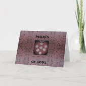 Carte Perles d'amour (Devant)