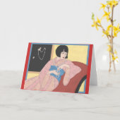 Carte Perles d'art déco (Fleur jaune)