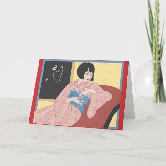 Carte Perles d'art déco (Devant)