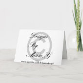 Carte Perles de la fête des mères (Dos)