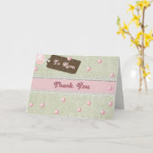 Carte Perles de la fête des mères (Fleur jaune)