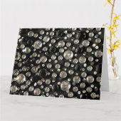 Carte Perles et séquences en verre (Fleur jaune)