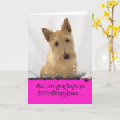 Carte Permis de Licker du jour de mère d'Annie (Fleur jaune)