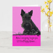 Carte Permis de Licker du jour de mère d'Ashton (Fleur jaune)