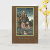 Carte Permis d'essai St. Christopher & Christ Driver's (Fleur jaune)
