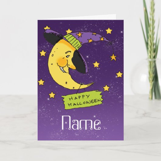 Carte péronalée d'Halloween (Devant)