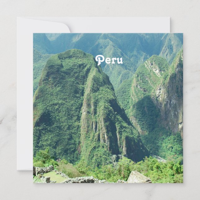 Carte Pérou (Devant)